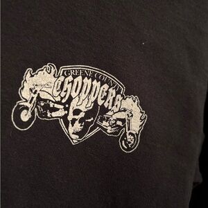 Black long sleeve skater tee